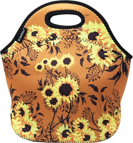Vista 14 de Wrapables® Bolsa de almuerzo de neopreno aislada, plátanos