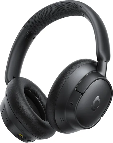 Vista 8 de Baseus Bass BH1 NC Audífonos con cancelación activa de ruido adaptativa, ANC híbrido adaptativo en tiempo real, SuperBass 2.0, sonido Hi-Res LDAC