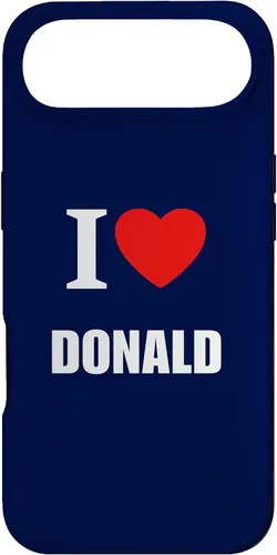 Vista 27 de Cute I Love Heart Donald Parents Wife Husband Girl Boy Case for iPhone 16