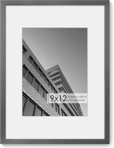 Vista 38 de Fun Memories Marco de Fotos A2 Negro, Marcos de Póster de Metal de Alta Gama de 16.5 x 23.5 pulgadas para Pared, Marco de Fotos A2 con Paspartú A3