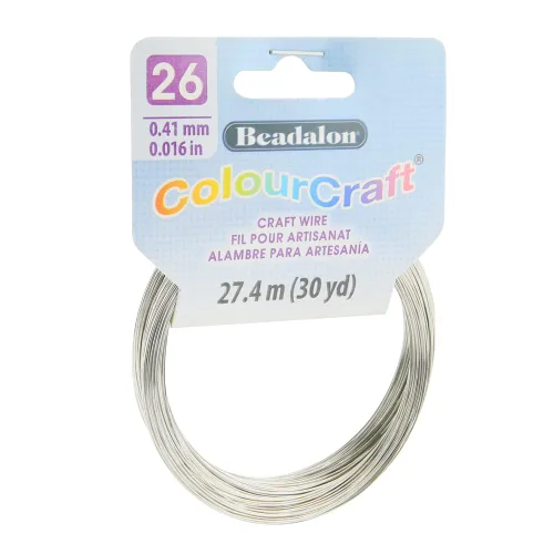 Vista 8 de Beadalon ColourCraft - Alambre para hacer joyas, artesanía pesada, núcleo de cobre estructural, calibre 16, bobina de cobre de 2.3 yardas