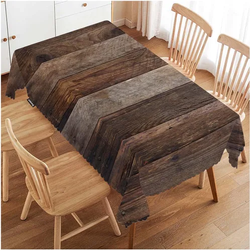 Vista 16 de Swono - Mantel rectangular de bambú con diseño de luz solar y bosque de bambú - Mantel a cuadros lavable para mesa de cocina, cena de festividades