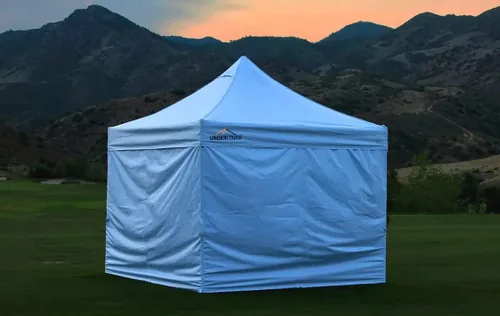 Vista 4 de Undercover Canopy Comercial 10x10 con paredes