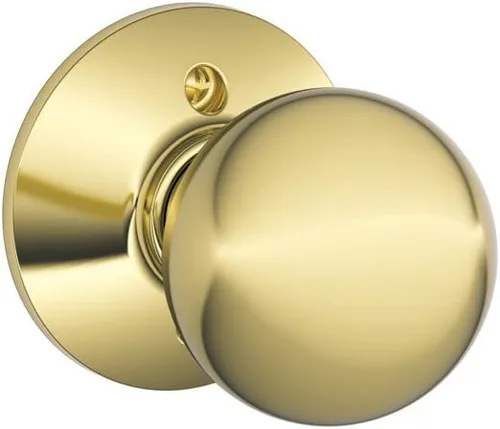 Vista 16 de SCHLAGE F10ORB609 Pomo de paso de órbita, latón antiguo
