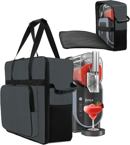 Vista 10 de Bolsa de transporte para máquina Ninja SLUSHi Slushie, portátil para exteriores, fabricante de bebidas congeladas, bolsa de viaje, diseño