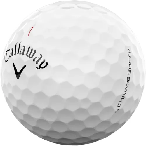 Vista 3 de Pelotas de golf Callaway Golf Chrome Soft Blanco