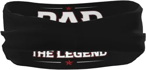 Vista 5 de Firefighter The Myth The Legend Headband for Men Women Sports Sweatband for Fitness Exercise Moisture Wicking Running Yoga Hairbands