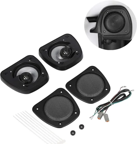 Vista 18 de TCT-MOTORPARTS Carenaduras inferiores ventiladas con caja de altavoces de 6 1/2" para Harley Touring Road King Street Electra Glide Road Glide Ultra
