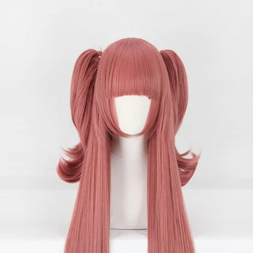 Vista 5 de AxBALL Aplique a Kakegurui Yomozuki Runa Anime Cosplay largo recto rubio para mujeres niñas + gorra gratis