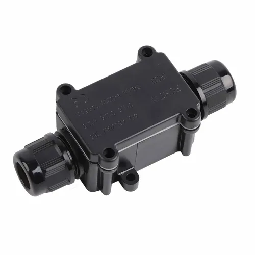 Vista 8 de Línea de cable subterráneo, caja de conexiones IP68, conector de línea de cable subterráneo de 2 vías, tamaño de junta para exteriores