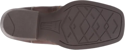 Vista 4 de Botas vaqueras Ariat occidentales RoughStock para niños, Marrón, 12 M US pequeño niño