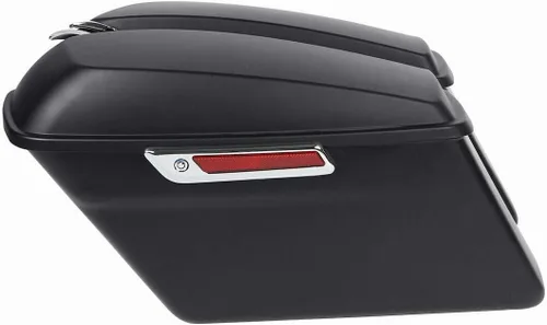 Vista 4 de Green-L Alforjas duras de color negro mate para Harley Touring Road King Street Glide Electra Ultra 2014-2024 Mate negro