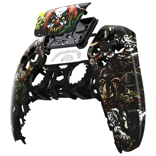 Vista 3 de eXtremeRate Scary Party Touchpad Front Top Shell Compatible with ps5 Controller BDM-010 020 030 040 050, DIY Replacement Shell Custom Touch Pad