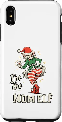 Vista 11 de I'm The Mom Elf Funny Matching Family Christmas Group Case for iPhone 16