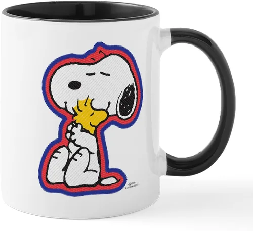 Vista 12 de CafePress Snoopy Mom Hug Mugs Taza de café de cerámica de 11 oz (11.0 fl oz)