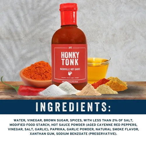 Vista 5 de PS Seasoning Honky Tonk Nashville - Salsa picante de cayena