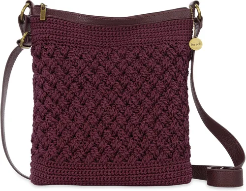 Vista 9 de The Sak Lucia - Bolso cruzado de ganchillo, bolso convertible con correa ajustable para el hombro