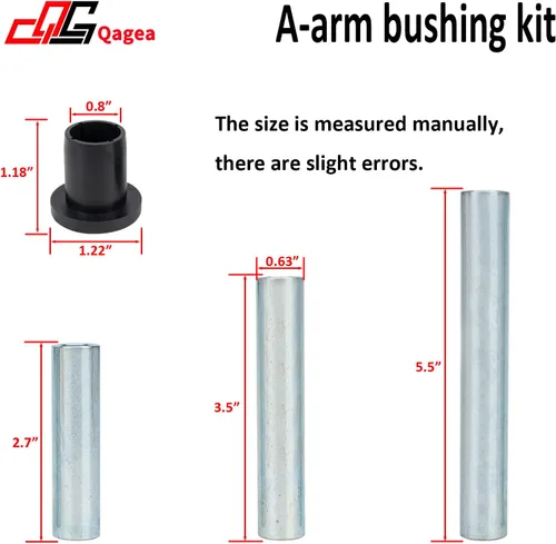 Vista 4 de Kit de bujes de brazo de control de brazo de control de brazo A resistente de repuesto para Polaris Ranger 2010-2014 tamaño completo XP 800