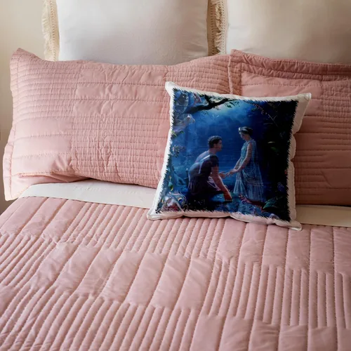 Vista 5 de 3D Rose pc_126000_1 "Simmons – A Midsummer Nights Dream Funda de almohada, 16" x 16