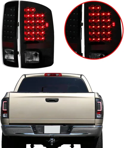Vista 2 de LABLT Reemplazo del conjunto de la luz trasera para Ram 1500 2500 3500 izquierda derecha