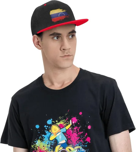 Vista 9 de HAohtaNWabng Gorra de béisbol transpirable con la bandera de Venezuela para hombre y mujer