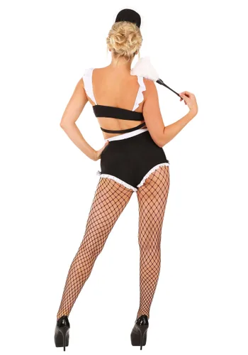Vista 2 de Disfraz de Mujer Criada Barrido Perfecto Multicolor