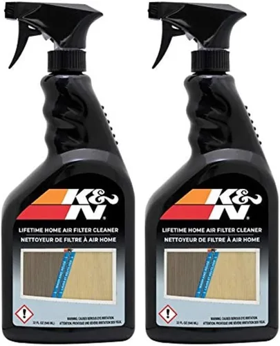 Vista 6 de K&N Limpiador de filtro HVAC: limpiador y refresco de filtro de botella de spray de 32 onzas; restaura el rendimiento del filtro de aire K&N Home