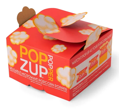 Vista 3 de Popzup Kit de palomitas de maíz Movie Time - Microondas