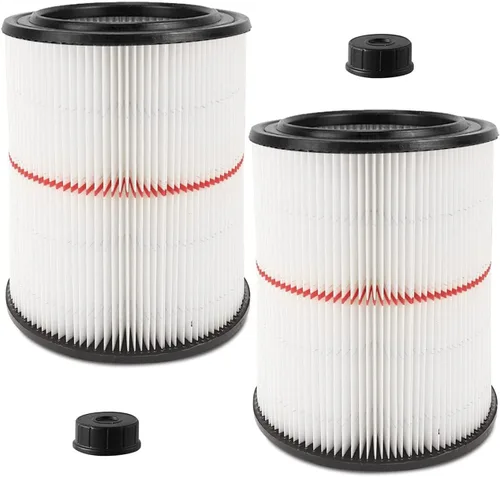Vista 8 de 1 paquete de filtro 17816 para filtro de cartucho de aspiradora de taller Craftsman Reemplazo con 2 paquetes CMXZVBE38749 Bolsas de recolección