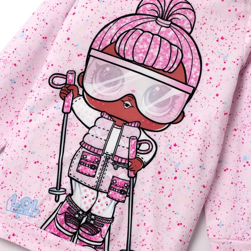 Vista 4 de L.O.L. Surprise! Sudadera con capucha para niñas, manga larga, sudadera con capucha para niñas, ropa de otoño e invierno