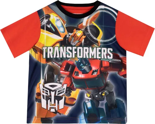 Vista 2 de Transformers Pijama de Bumblebee Optimus Prime para niños talla 4 a 10