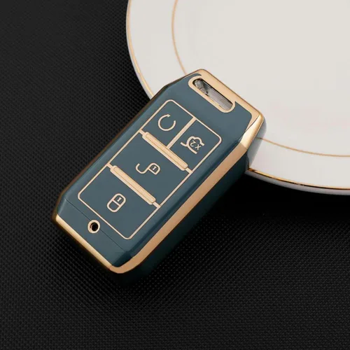 Vista 3 de Funda de TPU para llave de coche, para BYD Tang EV600 Han EV Yuan Plus ATTO 3 Song Plus Pro MAX DMI MAX Qin, BlackA