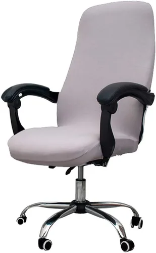Vista 17 de Melaluxe Funda para silla de oficina con fundas para brazos - Funda elástica universal para silla de escritorio, fundas para silla de computadora