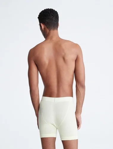 Vista 3 de Calvin Klein Calzoncillos tipo bóxer elásticos de algodón para hombre, paquete de 5