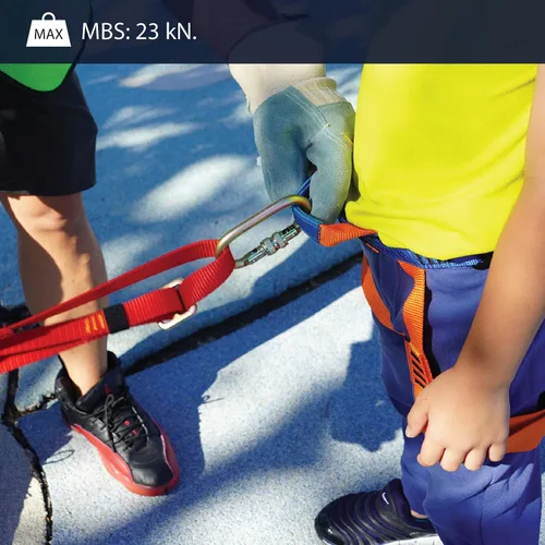 Vista 5 de Fusion Climb Centaur - Arnés de escalada para niños, arnés ajustable para niños para montañismo profesional, escalada en roca, arnés de seguridad
