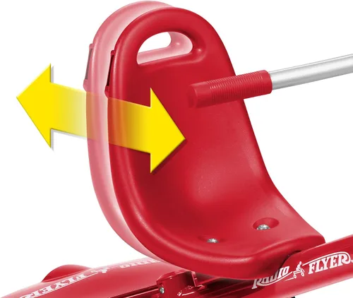 Vista 5 de Carretilla Ride On para niños Radio Flyer, talla única , Rojo