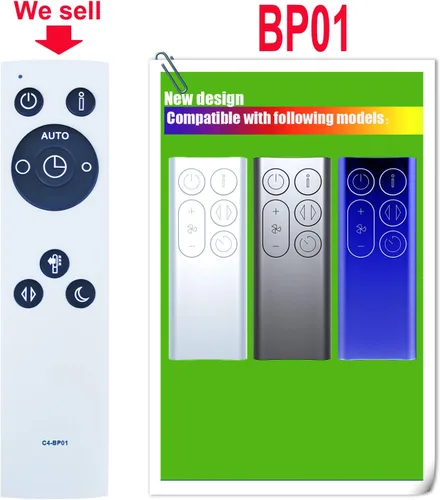 Vista 2 de Mando a distancia de repuesto para ventilador purificador personal Dyson BP01 Pure Cool Me
