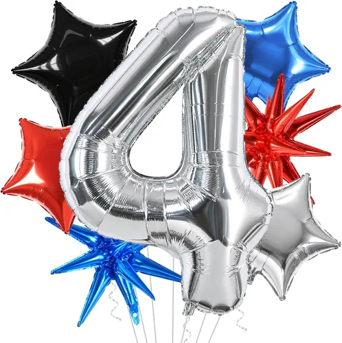 Vista 162 de TONIFUL Globo de aluminio negro de 40 pulgadas con el número 0, decoraciones de cumpleaños negro (Bk-black)