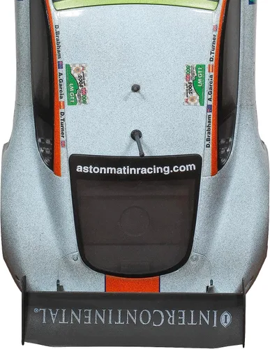 Vista 6 de Scalextric Aston Martin DBR9 ROFGO Gulf Edition #009 Livery sucio 1:32 Slot Race Car C4316