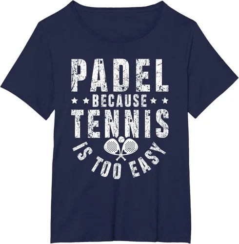 Vista 13 de Padel, Because Tennis is Too Easy - Camiseta de Padel Player
