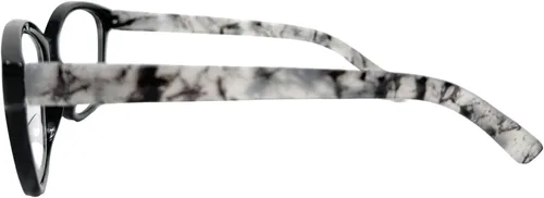 Vista 3 de The Ella - Gafas de lectura bifocales en forma de mariposa, elegantes lectores bifocales de ojo de gato para mujer Negro