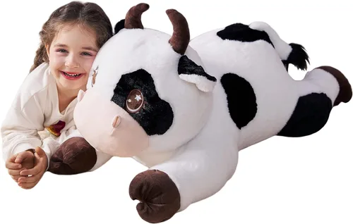 Vista 11 de IKASA Animal de Peluche de Gato Grande Juguete de Peluche, Gatito Gigante Lindo Juguetes Suaves Jumbo, Peluche Enorme de Gran Tamaño Peluche