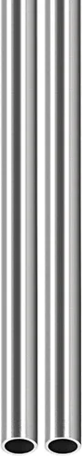 Vista 40 de DTGN Tubo de acero inoxidable 304 de 0.118 in x 0.008 in x 9.843 in (ODxWall TxL) - Paquete de 2 - Bueno para equipos de maquinaria - Tubería