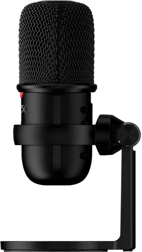 Vista 2 de HyperX SoloCast - Micrófono de condensador USB, tarjeta con sensor de toque para silenciar, podcasts de transmisión de juegos, Twitch YouTube