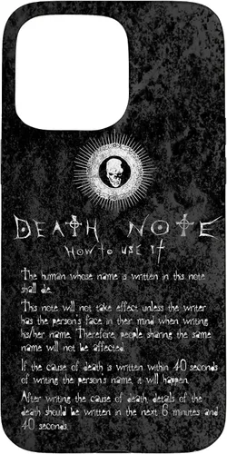 Vista 30 de Death Note Cómo usarlo funda para iPhone 17