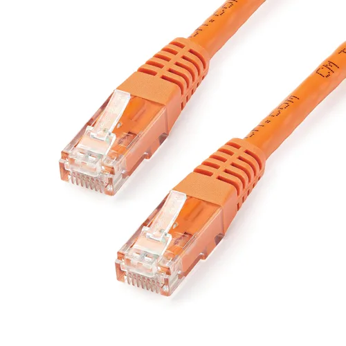 Vista 48 de StarTech. com Cable Ethernet CAT6 de 1 pie – Cable Ethernet CAT 6 Gigabit negro -650MHz 100W PoE++ RJ45 UTP moldeado Categoría 6 Network/Patch Cord