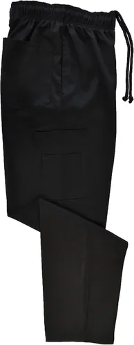 Vista 5 de Natural Uniforms Pantalones cargo clásicos de chef de 6 bolsillos con varios paquetes disponibles