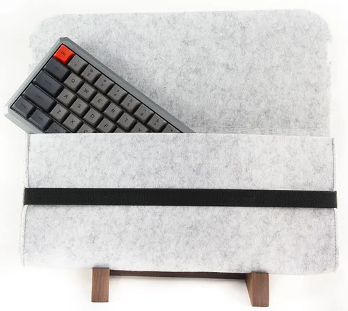 Vista 2 de Clack Teclado mecánico de aluminio macizo - Interruptores Cherry MX Brown - Intercambiable en caliente - GK64, gris