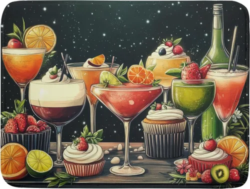 Vista 12 de Tapete de secado de platos de cabaña rústica, tapete escurridor de vida silvestre de oso del bosque, alce, 18 x 24 pulgadas, almohadilla escurridor