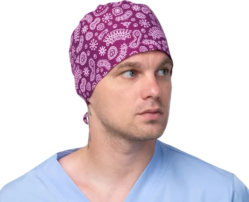 Vista 52 de Print Scrub Caps - Sombrero perfecto para enfermeras, médicos y EMTs..